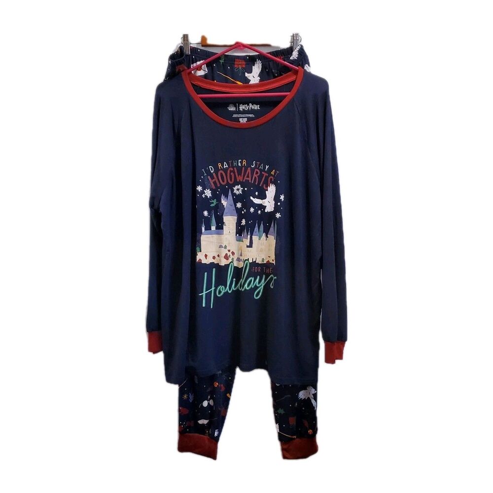 Wizarding World Harry Potter Holiday Womens Size XXL 20 22 Family PJ 2 Piece Set